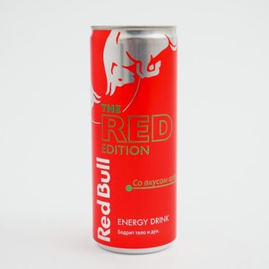 Энергетический напиток RED BULL Red Edition Арбуз, ж/б, 250 мл