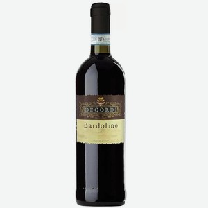 Вино Декорди Бардолино красное сухое 0,75л., 12,5%