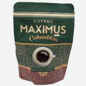 Кофе Максимус Columbian 40г м/у