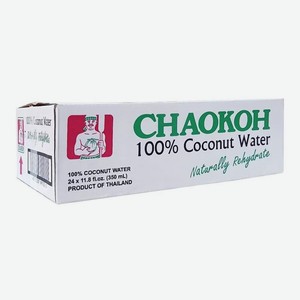 Вода Chaokoh кокосовая негазированная, 350мл x 24 шт Таиланд