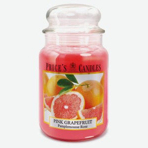Свеча ароматизированная в банке Price s Candles Розовый грейпфрут, 1 шт