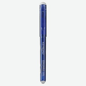 Ручка гелевая пиши-стирай KEYROAD синяя, 1 шт
