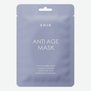 Антивозрастная тканевая маска для лица Anti Age Mask: Маска 1шт