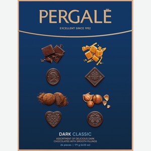 Набор конфет Pergale коллекция тёмного шоколада