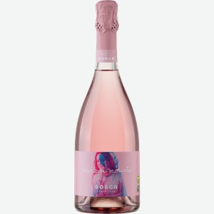 Вино игристое розовое сладкое Борга Манзоне Москато Кантине Борга с/б, 0,75 л