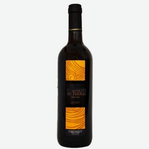 Вино Эль Терра столовое красное сухое 10-11% 0,75л