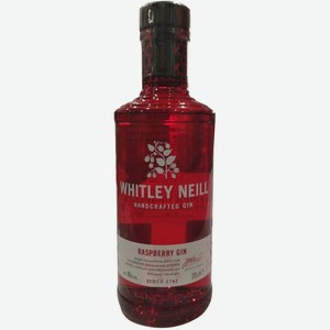 Настойка Whitley Neill Raspberry Gin полусладкая 40%, 200мл