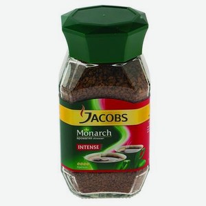Кофе растворимый JACOBS Monarch Intense, ст/б, 95 г