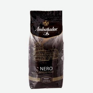 Кофе в зернах AMBASSADOR Nero, 1 кг