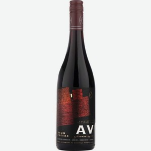 Вино АВ. Красное красное сухое 14% 0.75л