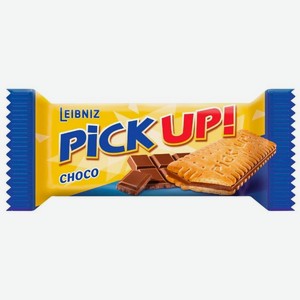 Печенье Leibniz Pick Up! Choco печенье-сэндвич с молочным шоколадом, 28 г