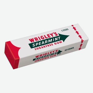 Жевательная резинка Wrigley s Spearmint без сахара 13 г