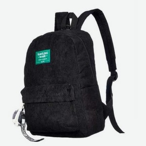 Рюкзак 40x30x12 см 1 отделение на молнии накладной карман брелок черный. BP91001