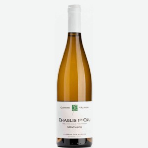 Вино Closerie des Alisiers Chablis 1er Cru белое сухое 13 % алк., Франция, 0,75 л