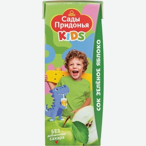 Сок Сады Придонья Kids Зеленое яблоко для детей с 4 мес. 200мл
