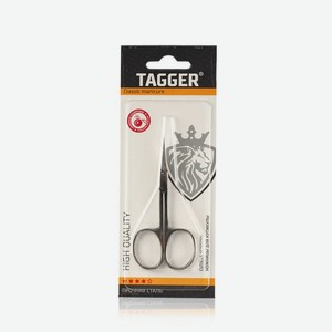 Ножницы Tagger для кутикулы с загнутыми кончиками Серебро