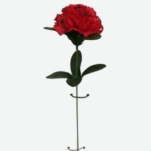 Цветок искусственный Роза красная, 37×6×6 см