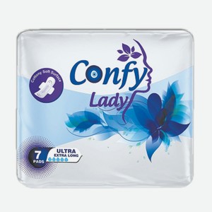Гигиенические женские прокладки Confy Lady ULTRA EXTRALONG, 7шт