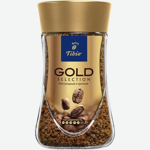 Кофе Tibio Gold Selection натуральный растворимый сублимированный, 95г