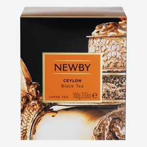 Чай черный Newby Цейлон листовой, 100г Индия