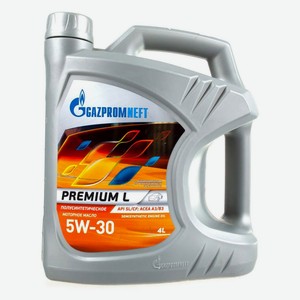 Масло моторное Gazpromneft Premium L 5W-30, 4 л