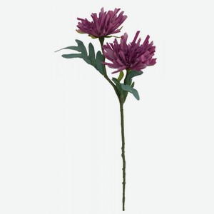 Цветок искусственный Хризантема цвет: фиолетовый, 47,5 см