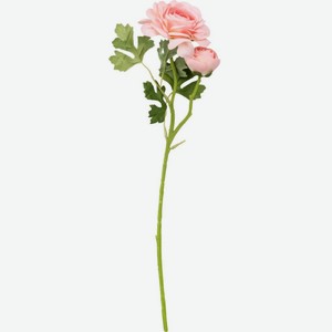 Цветок искусственный Камелия цвет: светло-розовый, 44 см