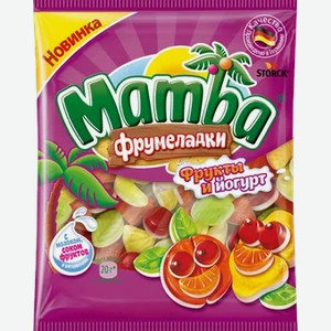 Жевательный мармелад «Мамба» Фрукты и йогурт, 72 г