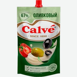 Майонез Calve Оливковый 67% д/п 400г