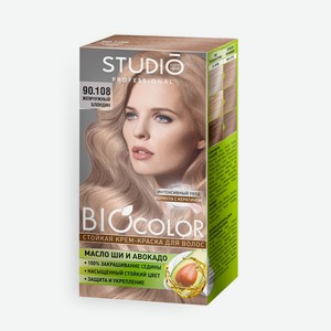 Studio Biocolor Крем - Краска для Волос 90.108 Жемчужный Блондин, 15 мл