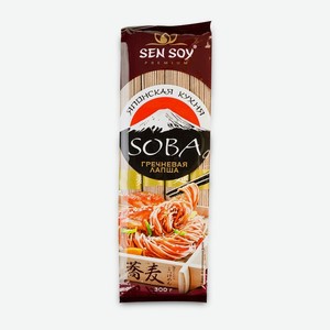 Макаронные изделия Лапша гречневая Soba Sen Soy Premium 300 г