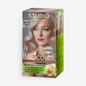 Studio Biocolor Крем - Краска для Волос 90.102 Платиновый Блондин, 15 мл