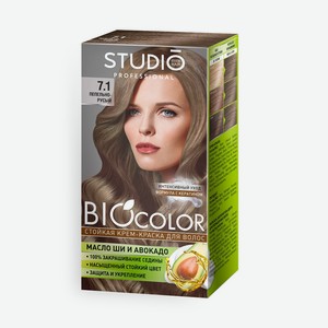 Studio Biocolor Крем - Краска для Волос 7,1 Пепельно - Русый, 15 мл