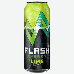 Энергетический напиток Flash Up Energy Мятный лайм 450 мл