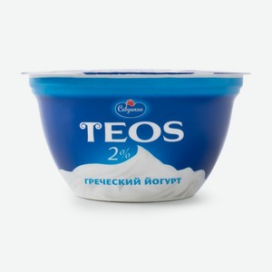 Йогурт TEOS Савушкин продукт греческий 2% натуральный 140 г