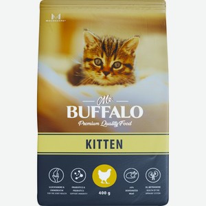 Сухой корм Mr.Buffalo Kitten для котят Курица 400 г