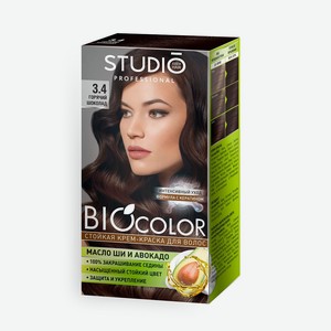 Studio Biocolor Крем - Краска для Волос 3,4 Горячий Шоколад, 15 мл