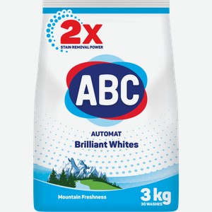Стиральный порошок ABC Горная свежесть 3 кг