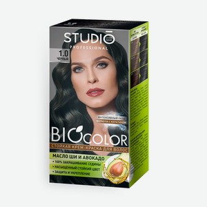 Studio Biocolor Крем - Краска для Волос 1.0 Черный, 15 мл