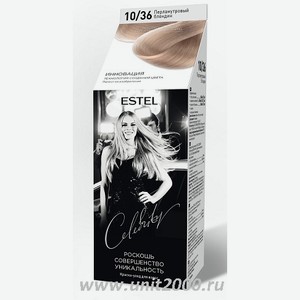 Estel Celebrity Краска-уход для волос т.10/36 Перламутровый блондин