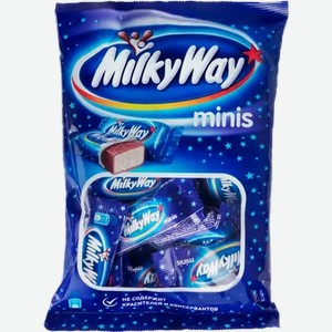 Шоколадные батончики MilkyWay minis, 176 г