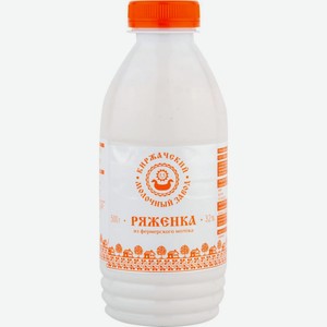 Ряженка из фермерского молока Киржачский молочный завод 3,2%, 500 мл