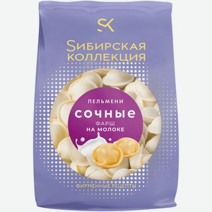 Пельмени Sибирская Коллекция сочные фарш на молоке 700 г