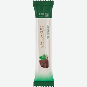 Шоколад горький GALLARDO с нач. со вкусом мяты, Иран, 25 г