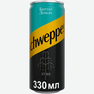 Напиток газированный Schweppes Биттер Лемон 0,33 л