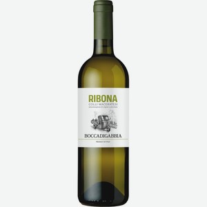 Вино Рибона Колли Мачератези Боккадигаббья, белое сухое, 13%, 0.75л, Италия