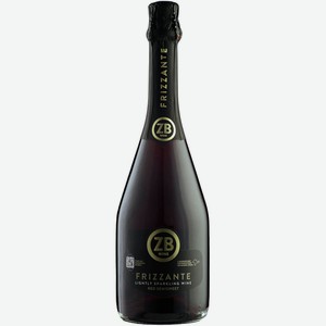 Вино игристое красное полусладкое ZB Frizzante Semisweet 0.75 л