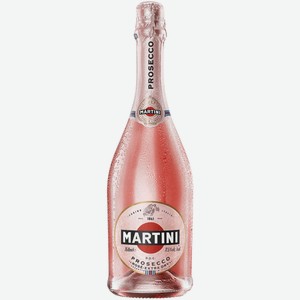 Вино игристое Martini Prosecco Rose Extra Dry розовое сухое 0,75 л