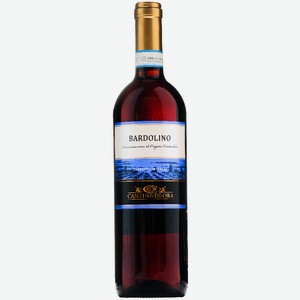 Вино Бардолино Кантине ди Ора ординарное красное сухое 12% 0,75л