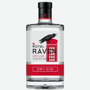 Джин Royal Raven Dry (Роял Рейвен Драй) 40% 0,5л
